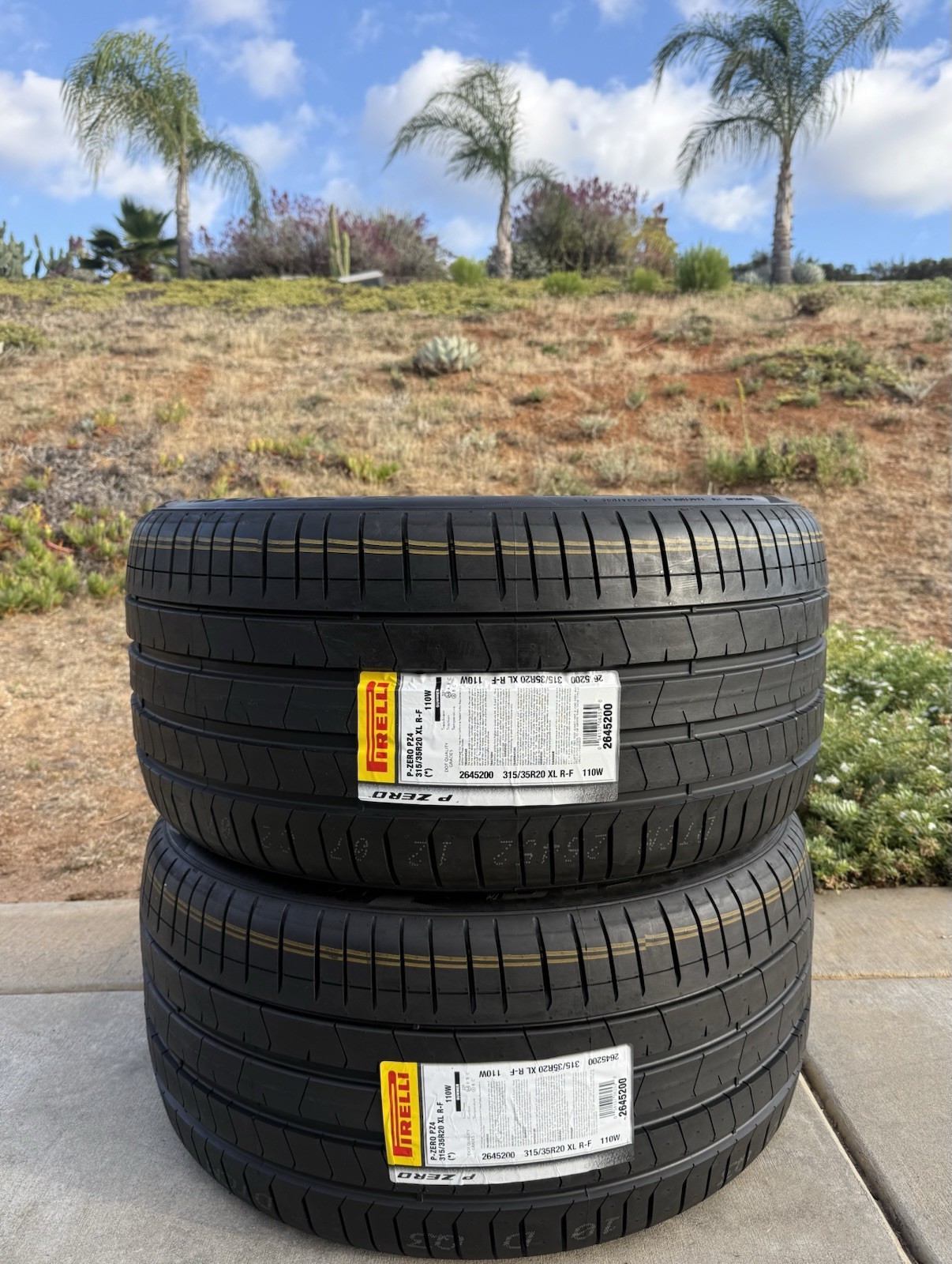 TWO BRAND NEW 315/35R20 110W Pirelli P Zero PZ4 Run Flat RFT Tires 3153520