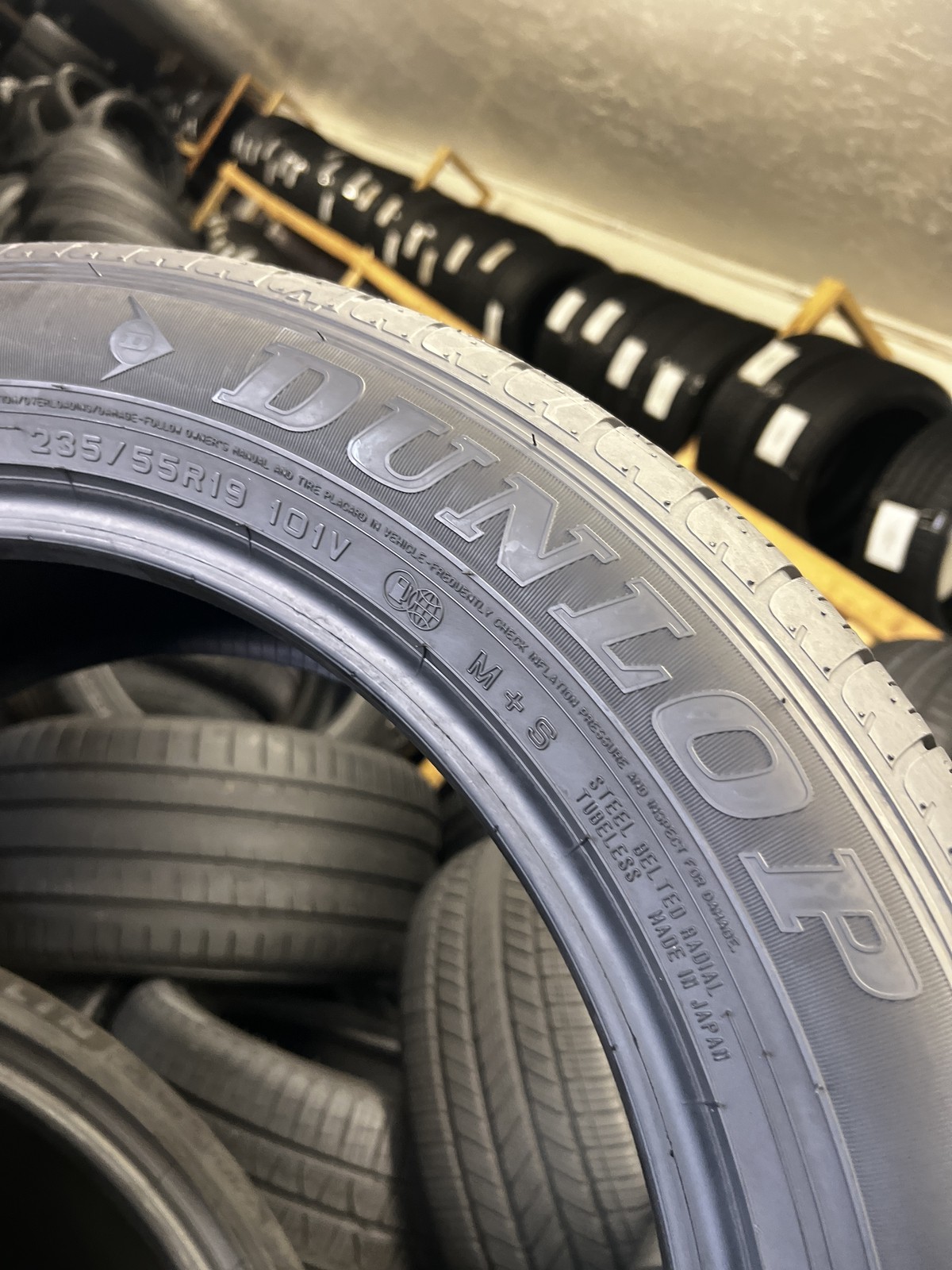 1 Tire Dunlop Grandtrek PT21 235/55R19 101V DOT.0124 7/32