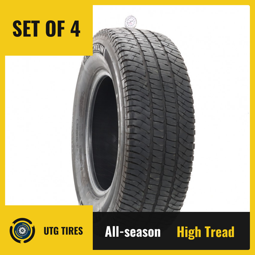 Set of (4) Used LT 275/70R18 Michelin LTX A/T2 125/122S – 9-10/32