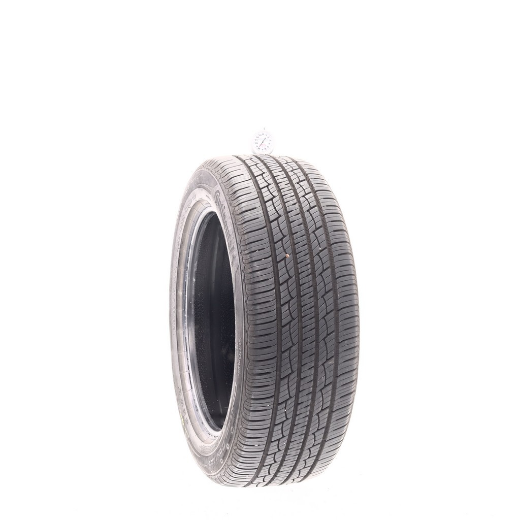 Set of (4) Used 215/55R17 Continental ControlContact Tour A/S Plus 94V – 8-9/32