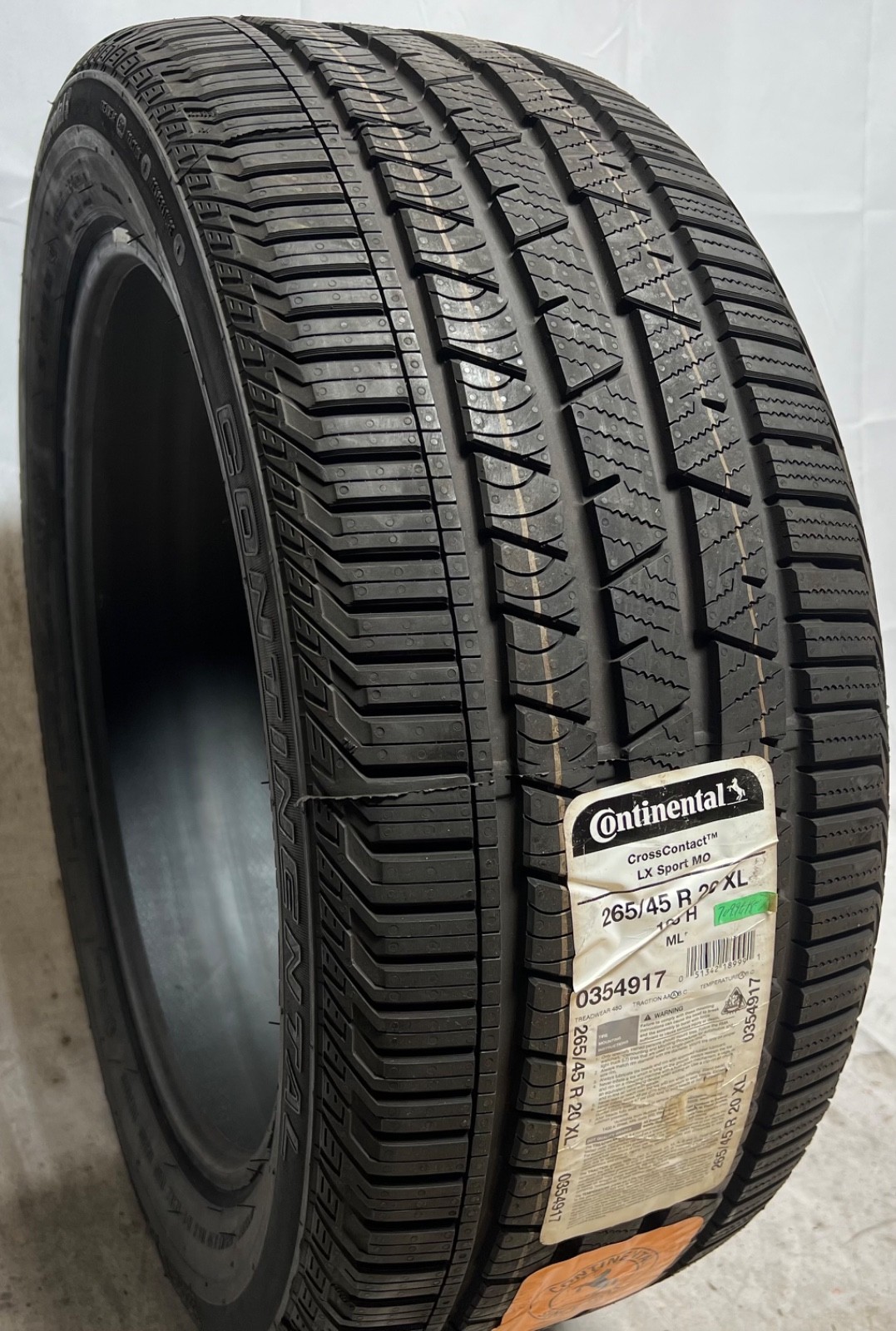1 – NEW 265/45R20 XL (108H) Continental CrossContact LX Sport (MO) – 6180