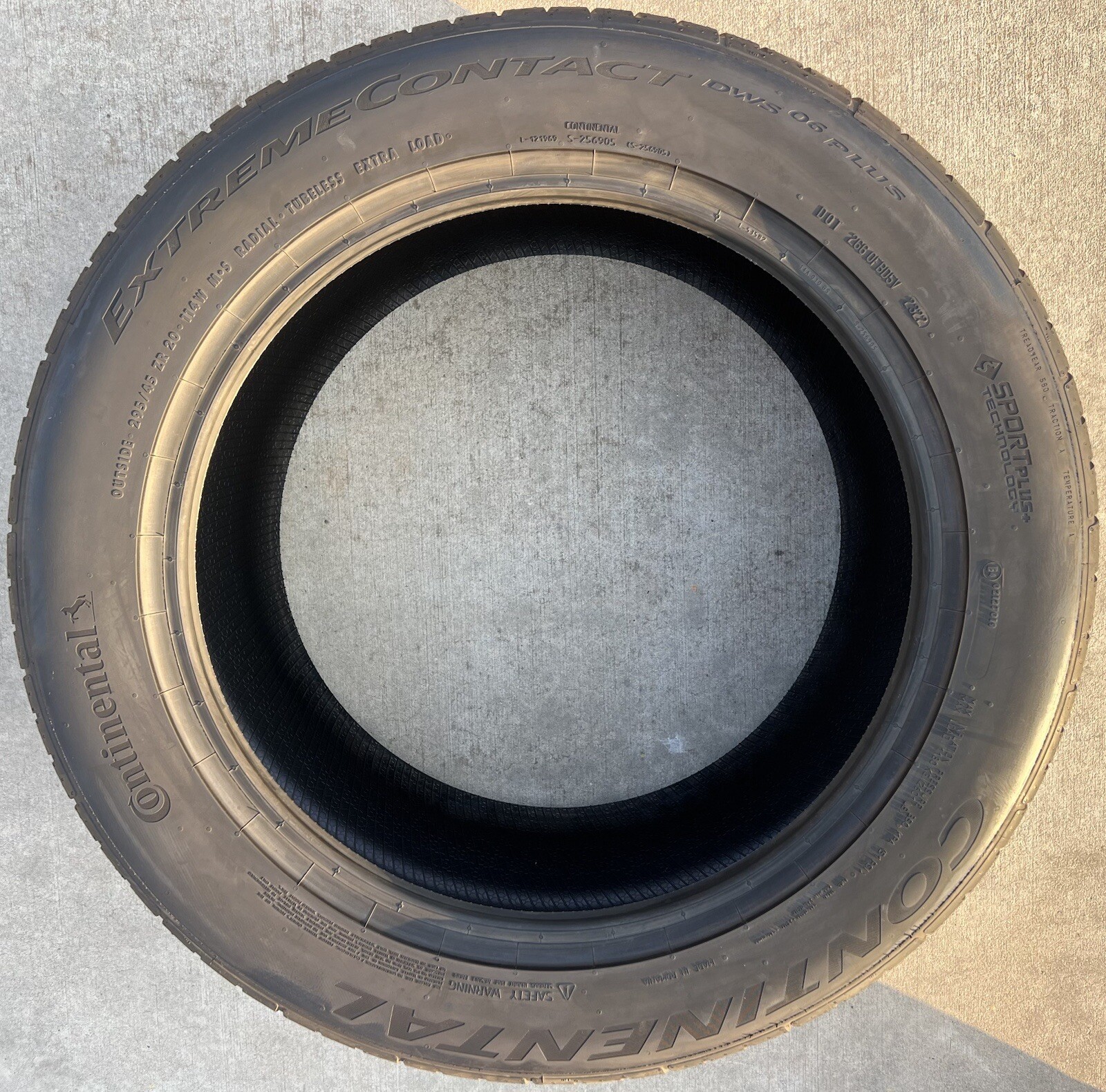 TWO BRAND NEW 295/45ZR20 114W Continental ExtremeContact DWS 06 Plus DWS06+Tires