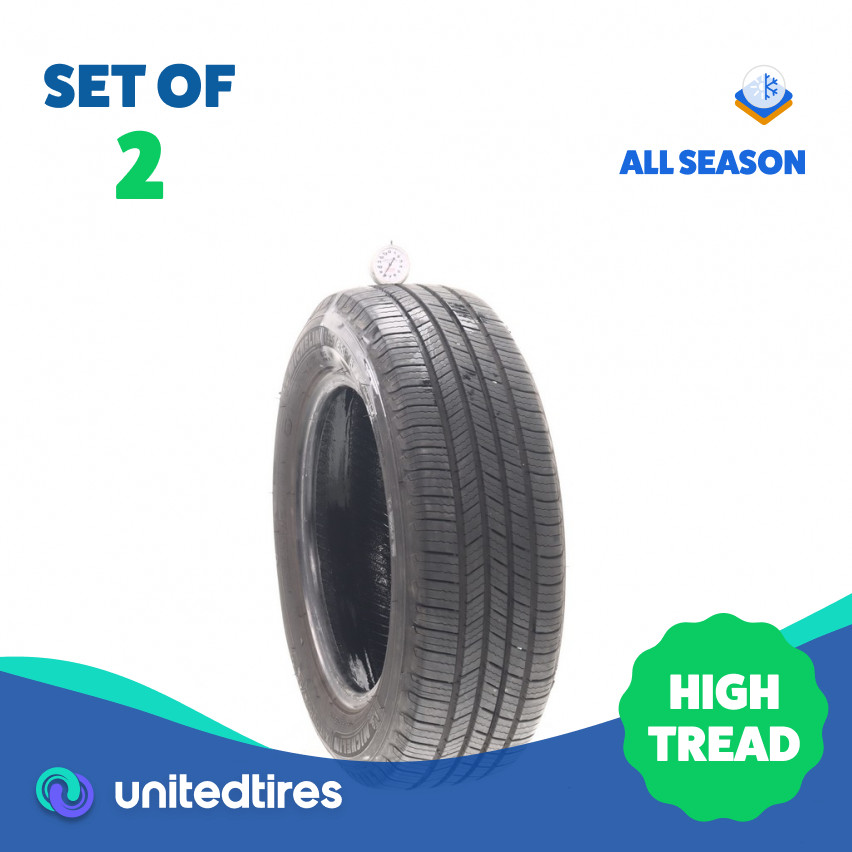 Set of (2) Used 195/65R15 Michelin X Tour A/S T+H 91H – 8/32