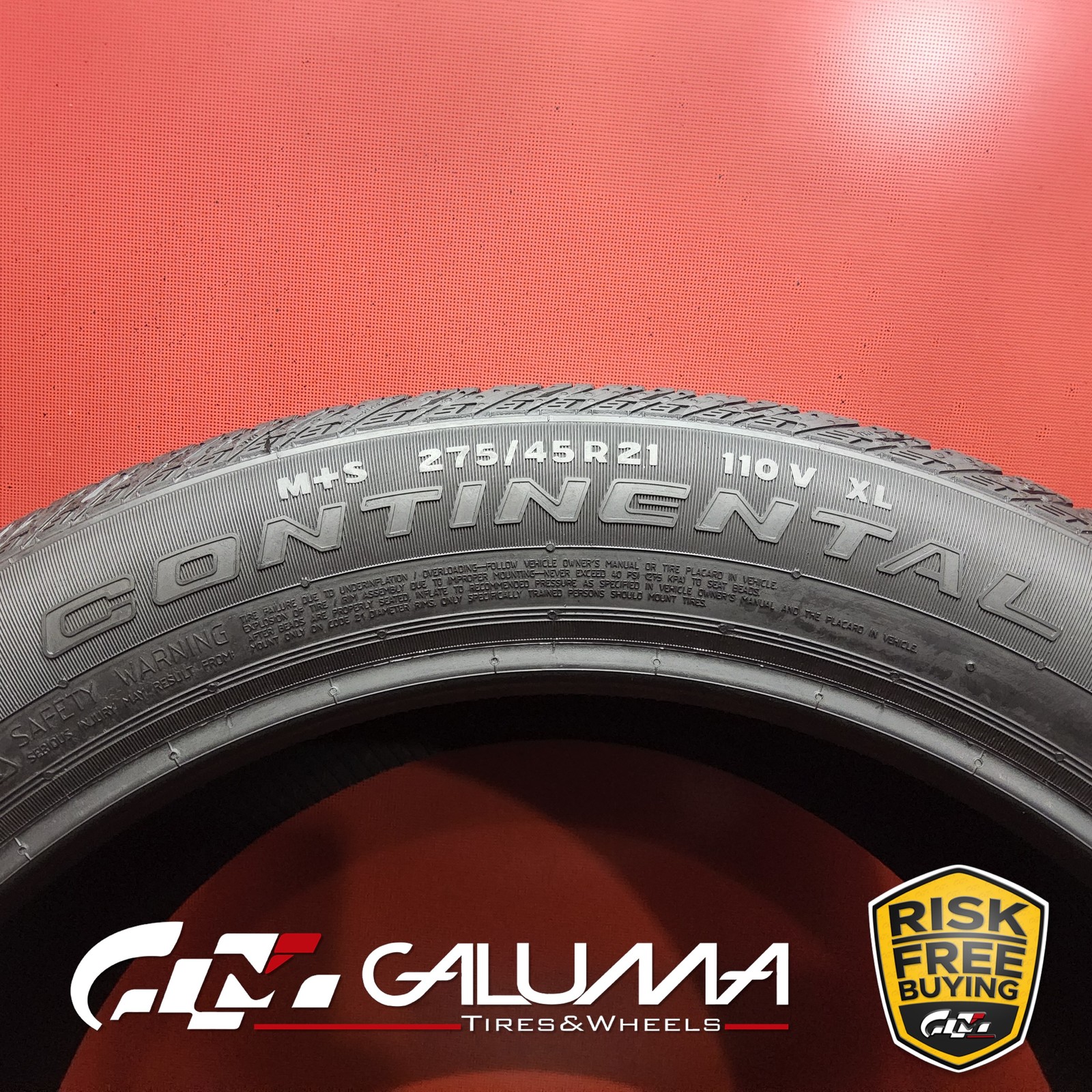 1 Tire LikeNEW Continental CrossContact LX Sport MO1 275/45R21 No Repairs #95558