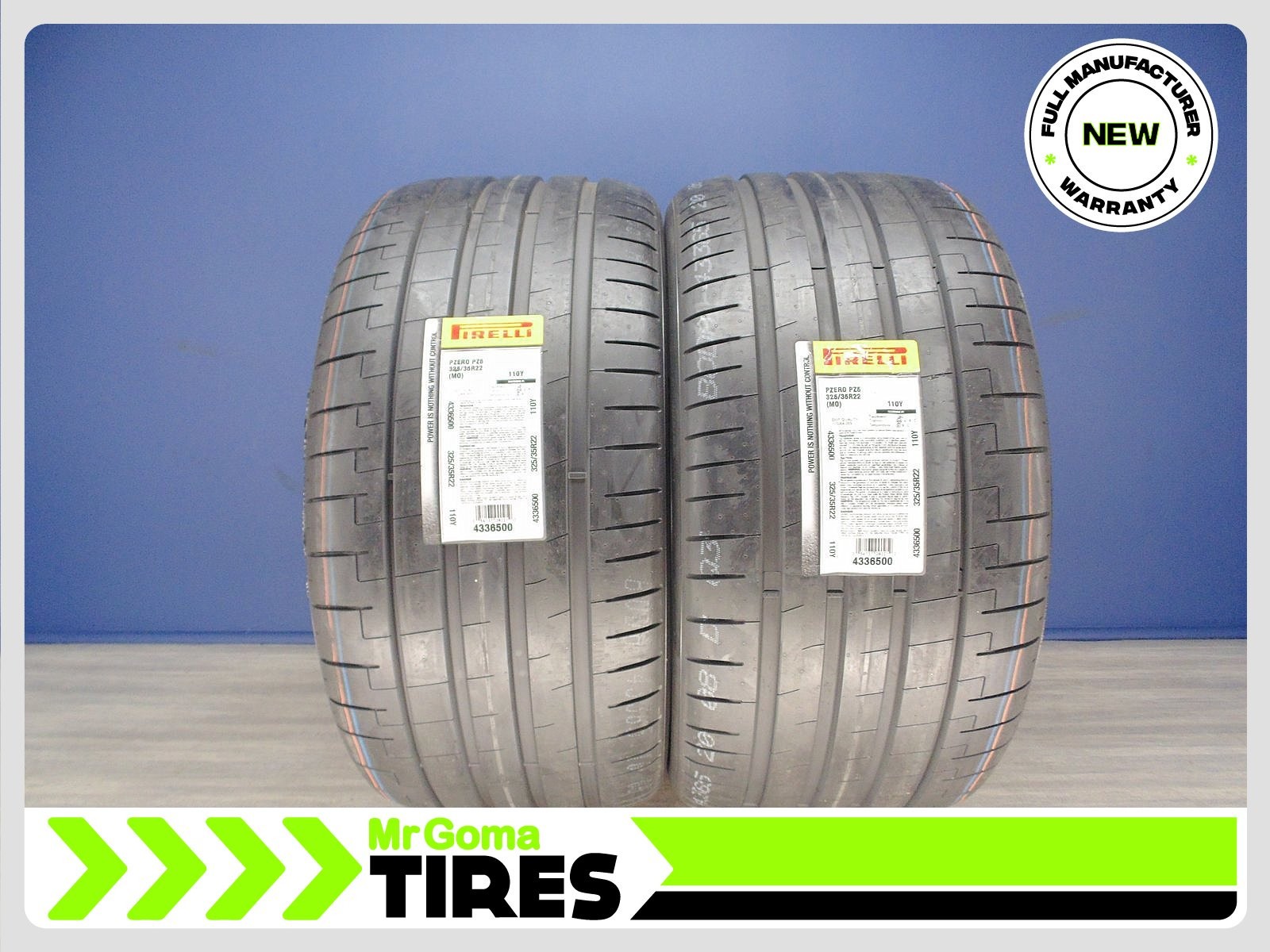 SET OF 2 BRAND NEW 325/35R22 PIRELLI P ZERO PZ5 MO TIRES PZERO MERCEDES 3253522