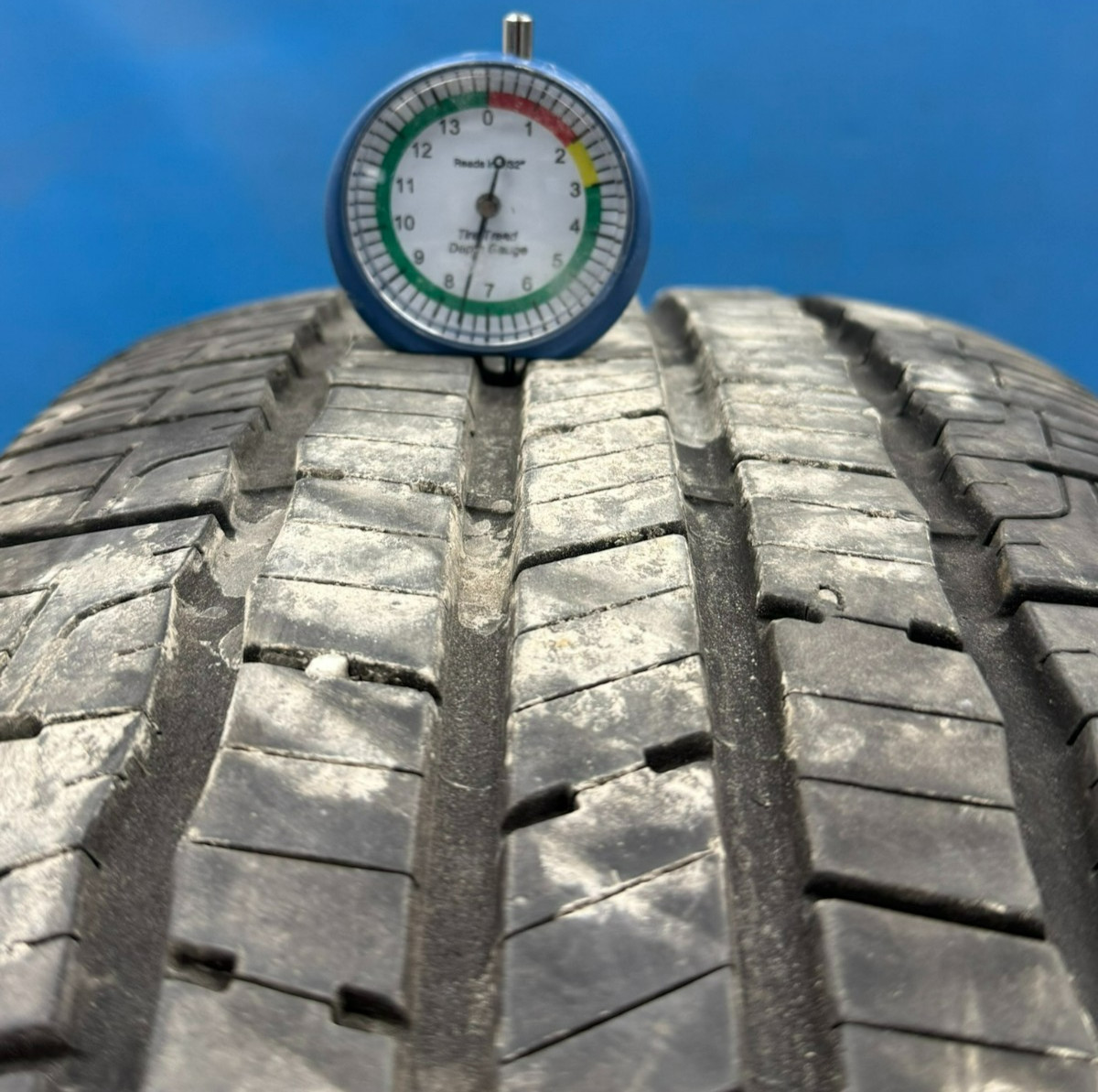 (2) GOODYEAR RELIANT ALL-SEASON USED TIRE 225/65R17 102H 7.50/32