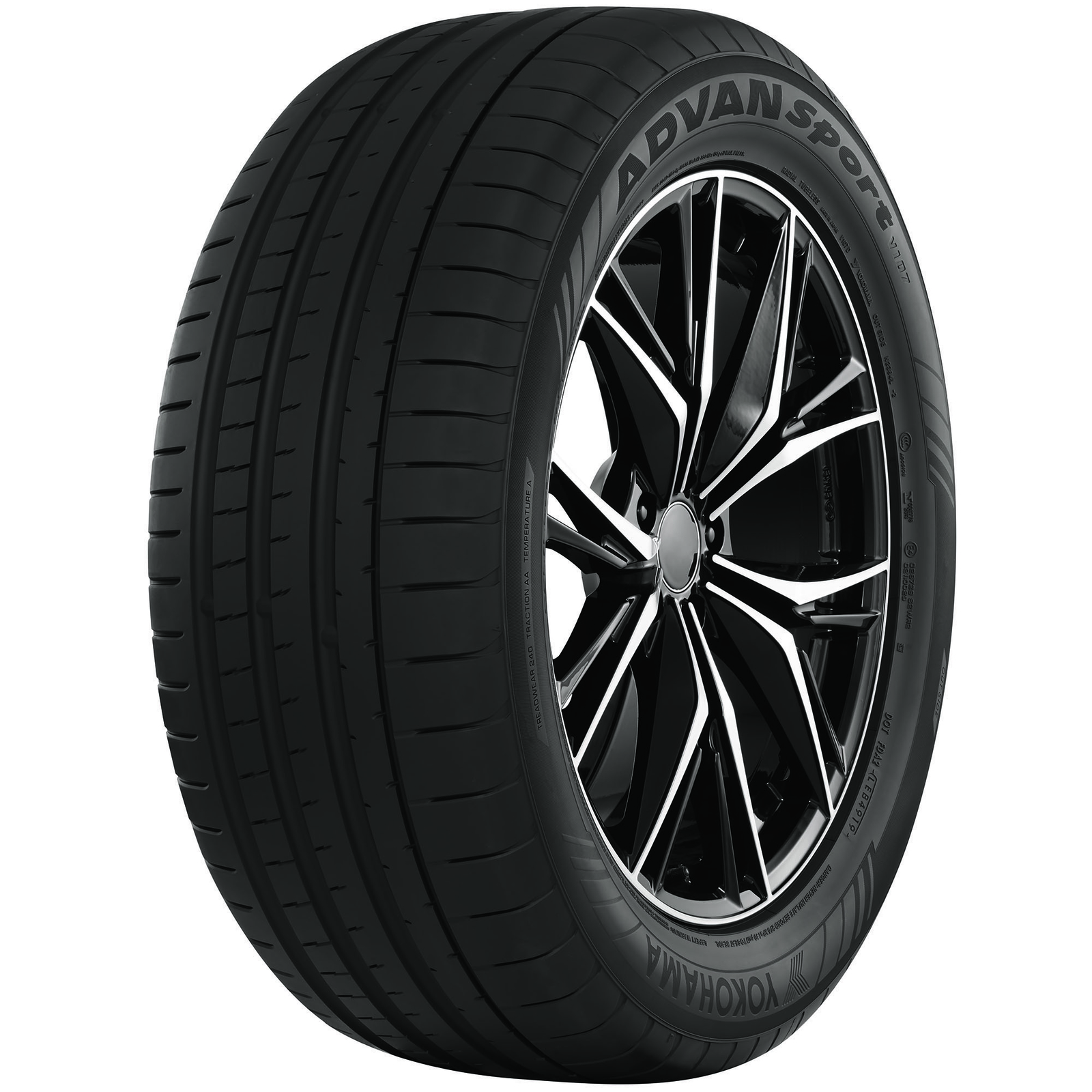 2 New Yokohama Advan Sport V107 – 305/35r23 Tires 3053523 305 35 23