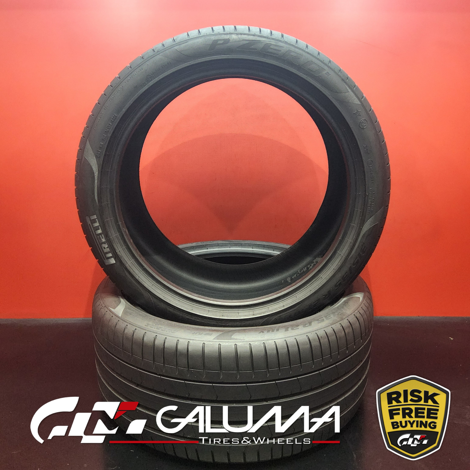 Set of 2 Tires Pirelli P Zero PZ4 Run Flat 315/35R21 315/35/21 3153521 #85810