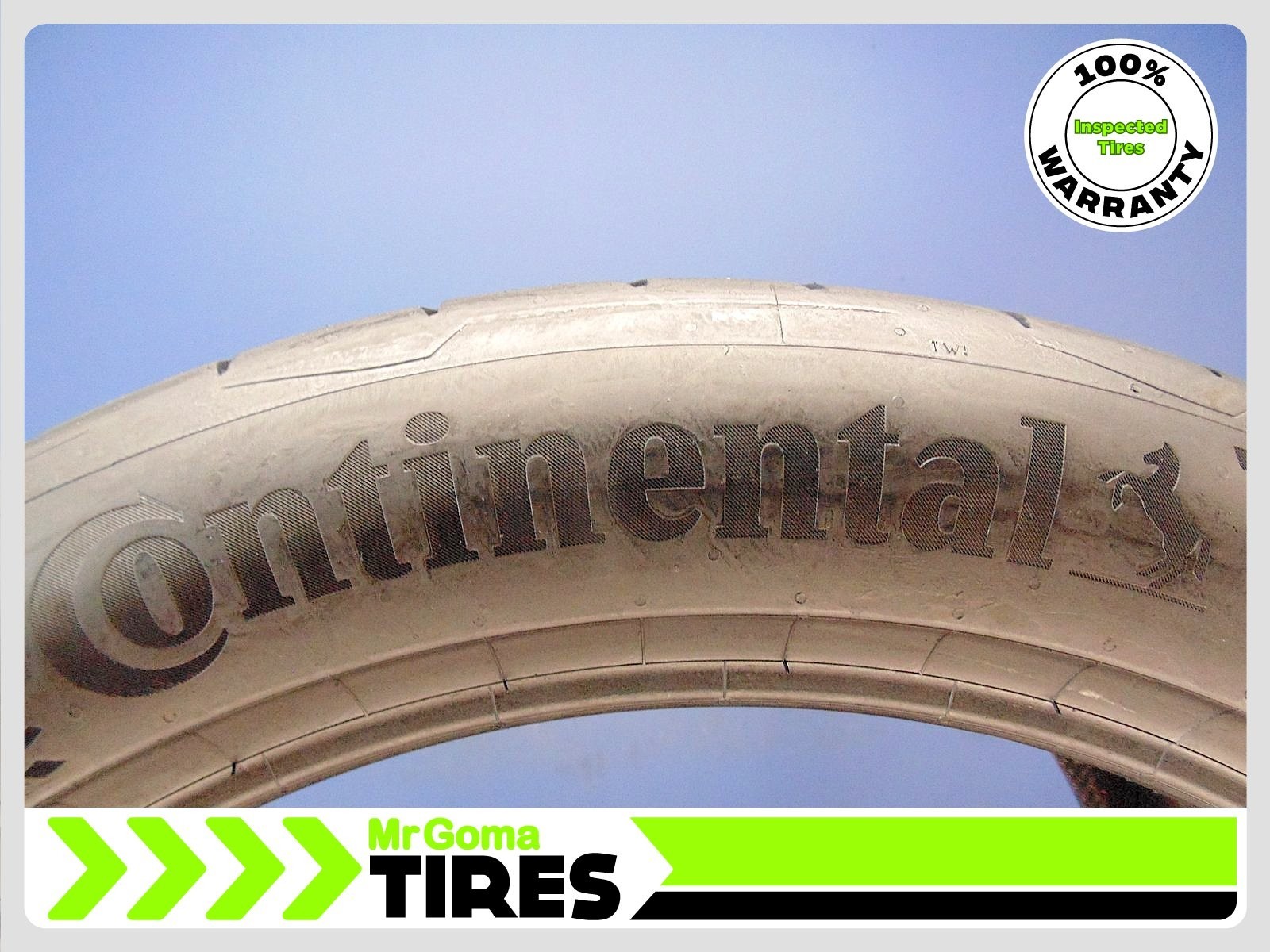 1 CONTINENTAL SPORTCONTACT 7 XL 285/40R20 USED TIRE 7.3/32 TREAD 108Y 2854020