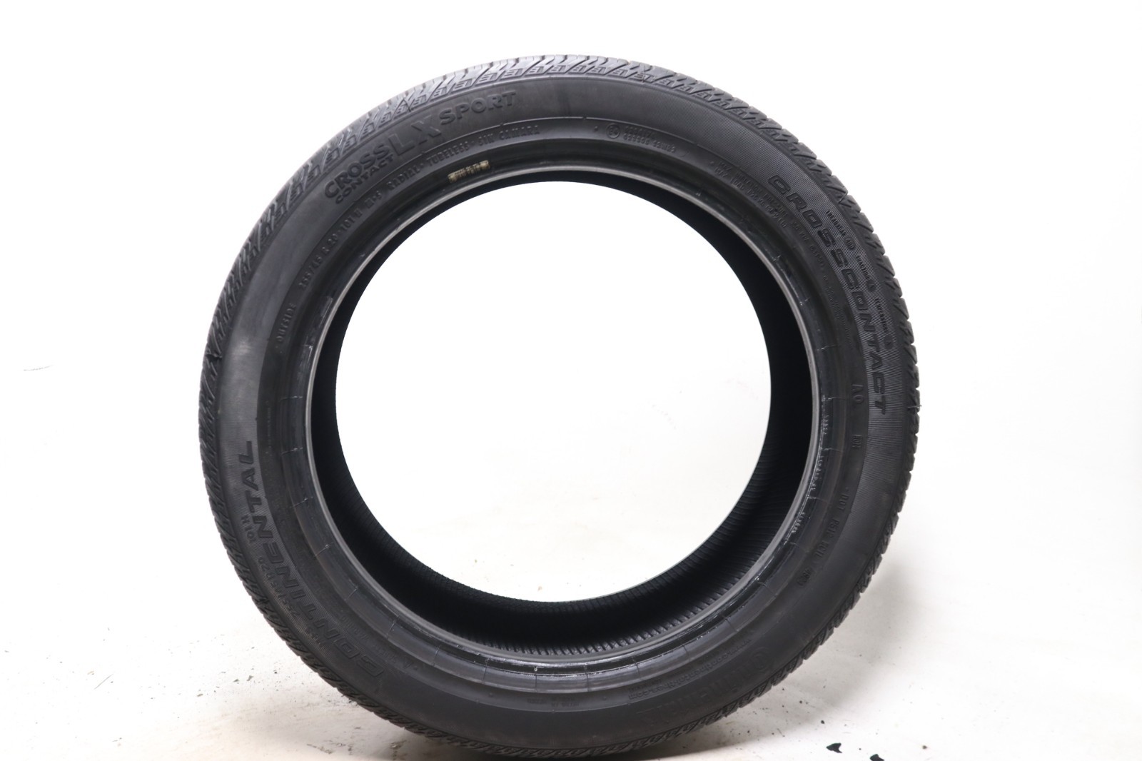 Set of 4 Used 255/45R20 Continental CrossContact LX Sport AO – 101H – 8.5-9.5/32