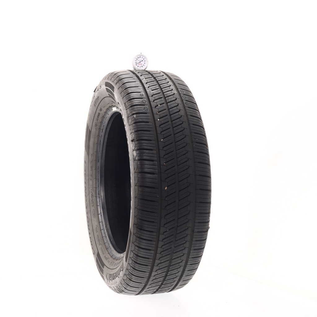 Set of (4) Used 225/60R17 Continental ControlContact Tour M A/S EV – 9.5-10.5/32