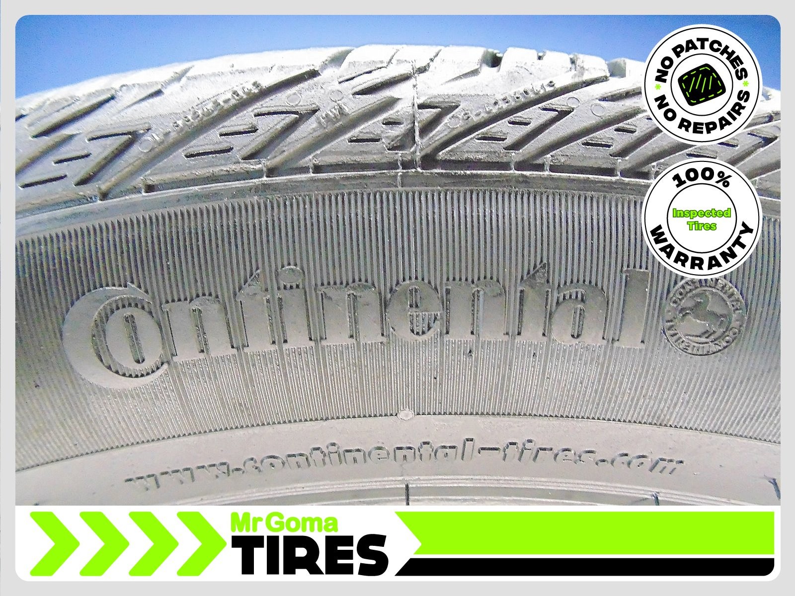 1 CONTINENTAL CROSSCONTACT LX SPORT 245/50R20 USED TIRE 7.6/32 TREAD 2455020