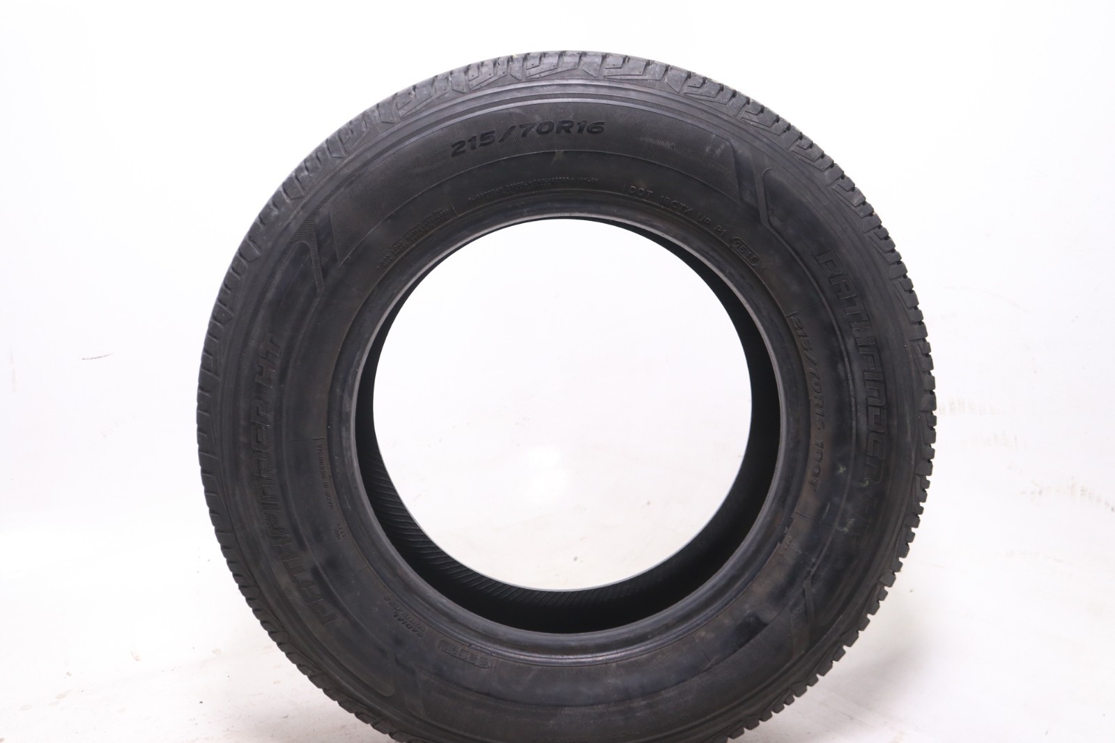 Set of 4 Used 215/70R16 Pathfinder HT – 100T – 8-8.5/32 No Repairs
