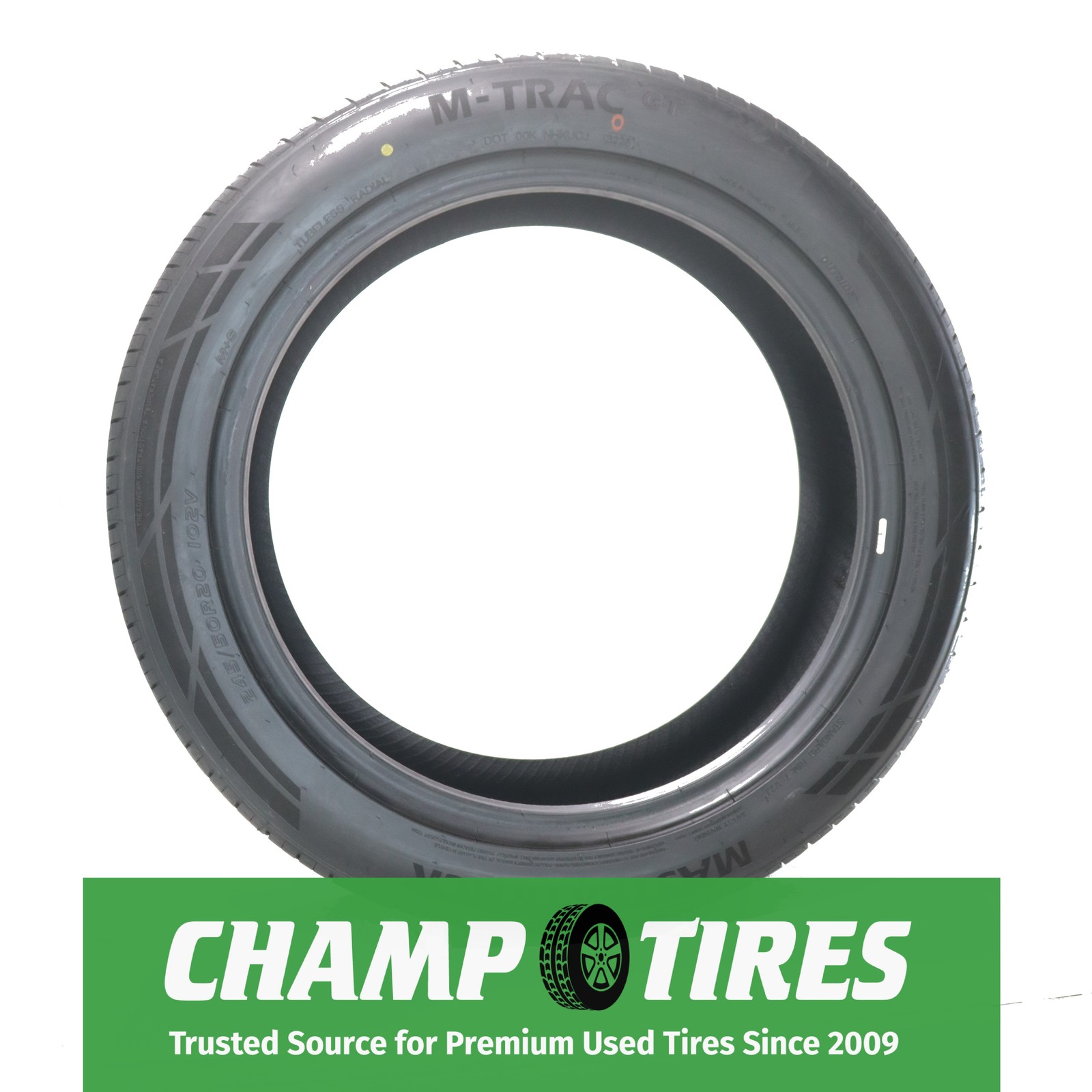 Set Of 4 P245/50R20 Mastertrack M-Trac GT 102 V Used 9/32nds