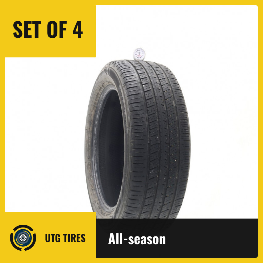 Set of (4) Used 225/55R18 Falken Pro G5 CSV 98V – 7-8.5/32
