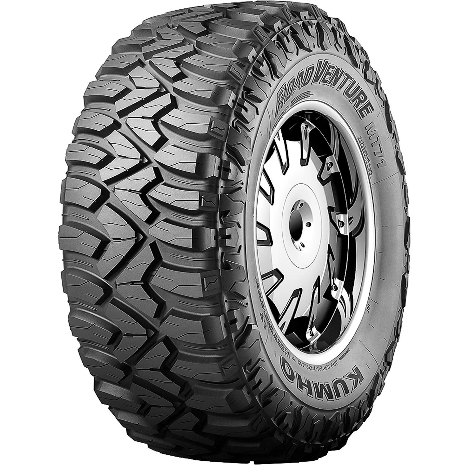 2 NEW LT37x13.50R20 Kumho Road Venture MT71 127Q Tires LT37 13.50 R20