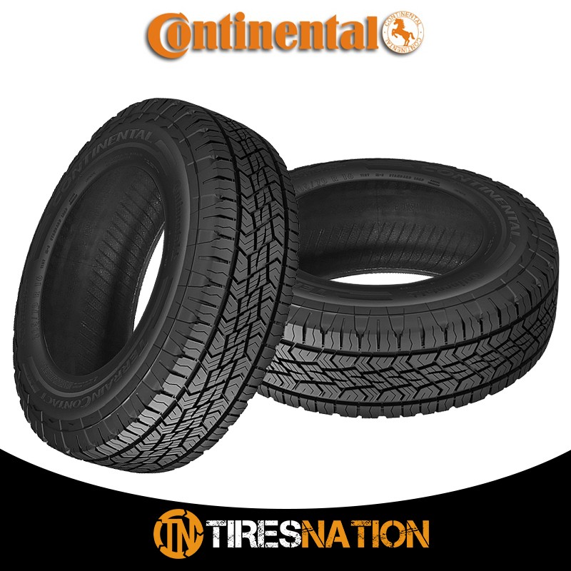 (1) New Continental Terrain Contact H/T LT265/70R18/10 124/121S FR OWL Tires