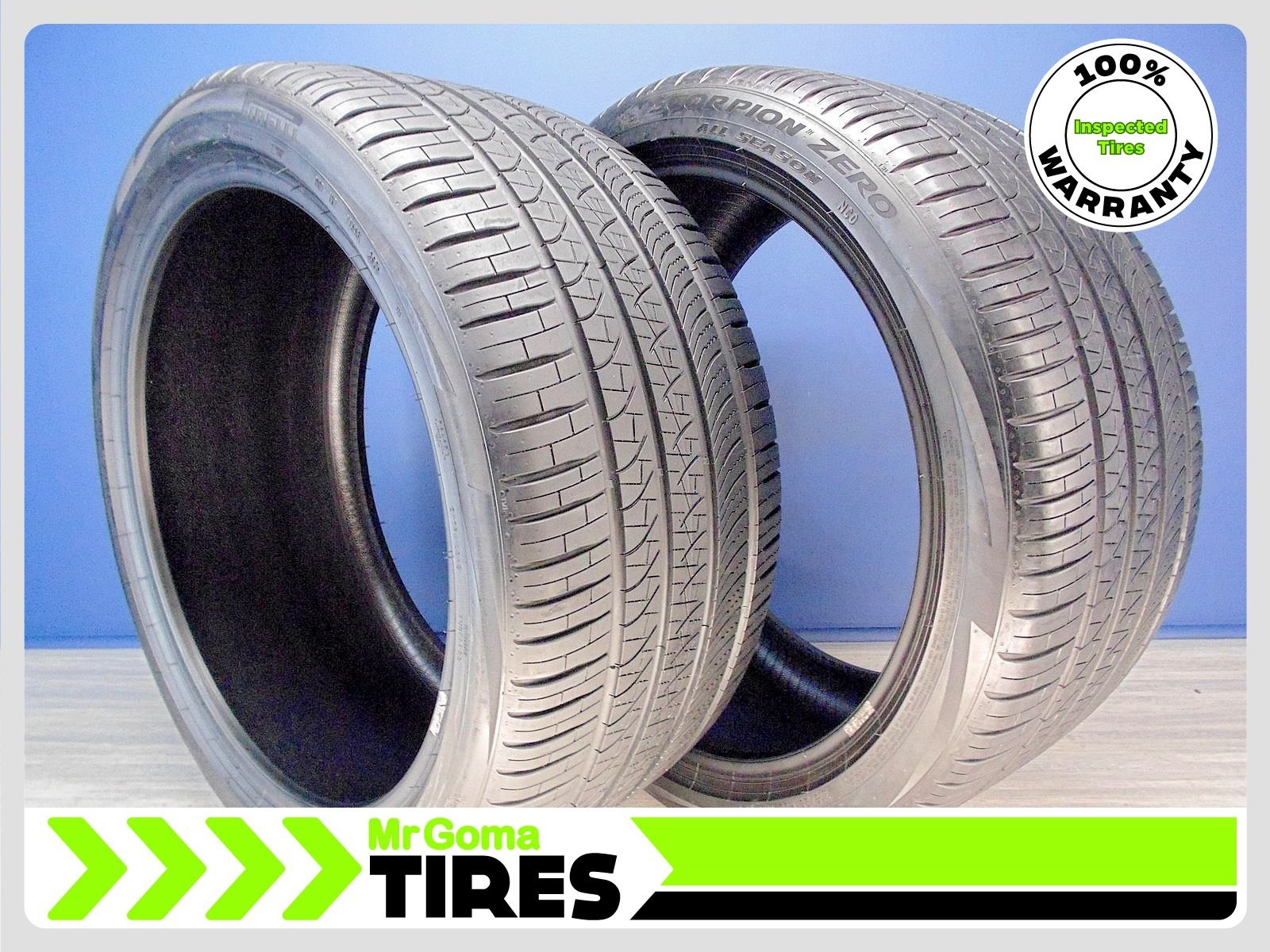 2 PIRELLI SCORPION ZERO AS NC0 XL 315/35R22 USED TIRES 8.5/32 TREAD 111V 3153522