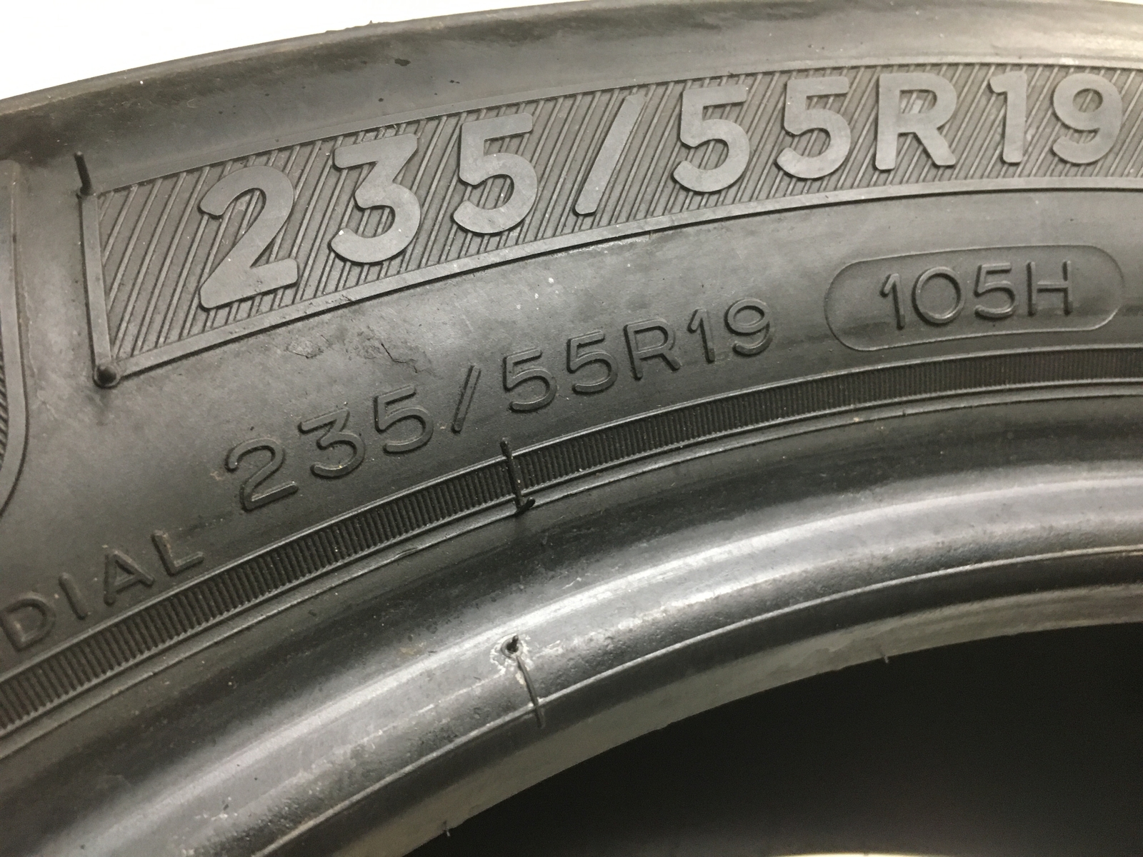 [1] Michelin X LT A/S P235/55R19 235 55 19 Tire – Driven Once