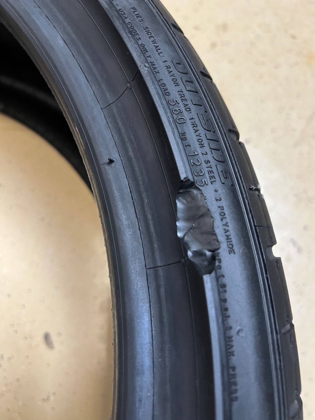 1 – TAKEOFF 235/35ZR20 (88Y) Pirelli P Zero PZ4 (N1) Porsche – 3002 NO REPAIRS