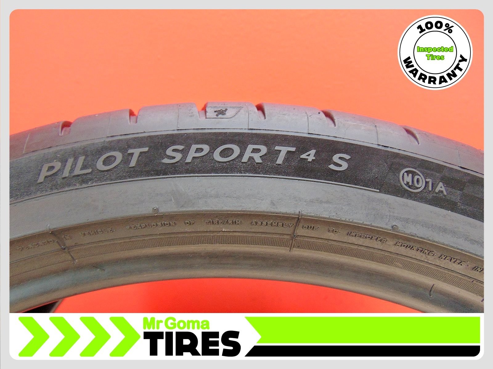 2 MICHELIN PILOT SPORT 4S MO1A XL 305/30ZR21 USED TIRES 6.6/32 TREAD 3053021