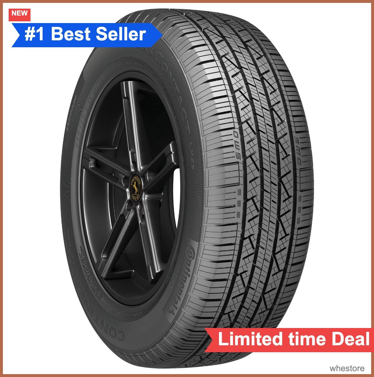 All Season Tire 235/65R18 106T SUV Crossover Touring 70000 Mile Tread Warranty