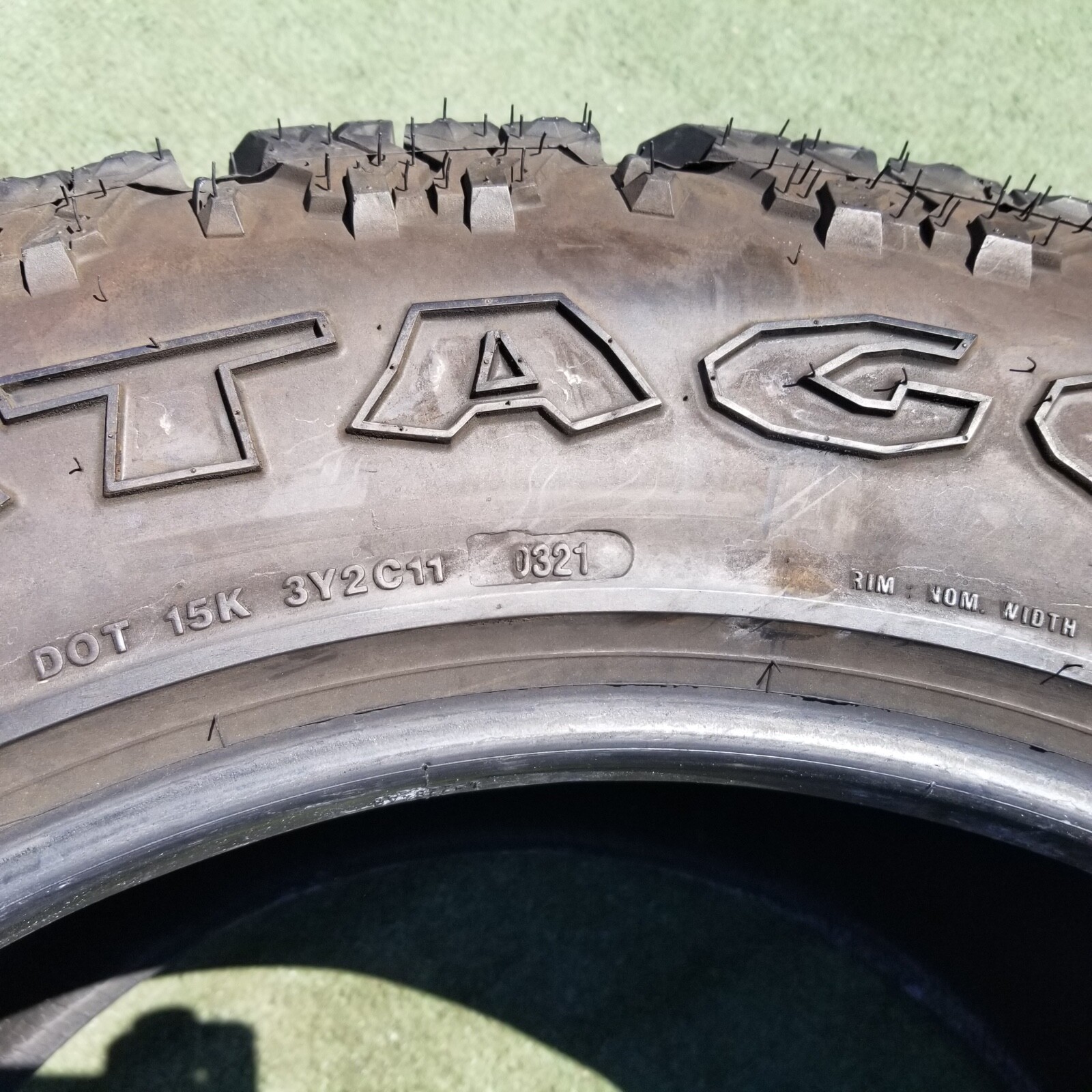 37×13.50R22 Milestar Patagonia M/T Tire 37×13.50R22LT 128Q 12PR 60% Tread 11/32