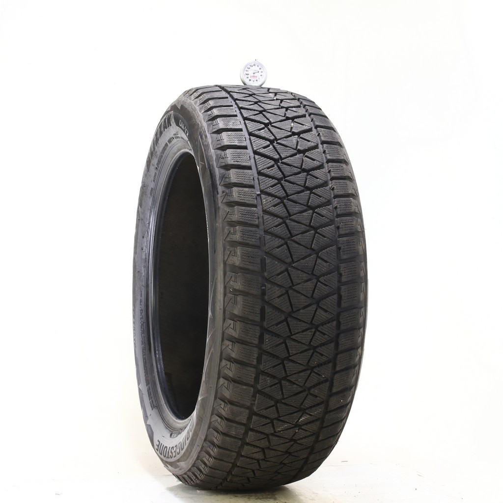 Set of (4) Used 255/55R20 Bridgestone Blizzak DM-V2 107T – 8.5-9.5/32