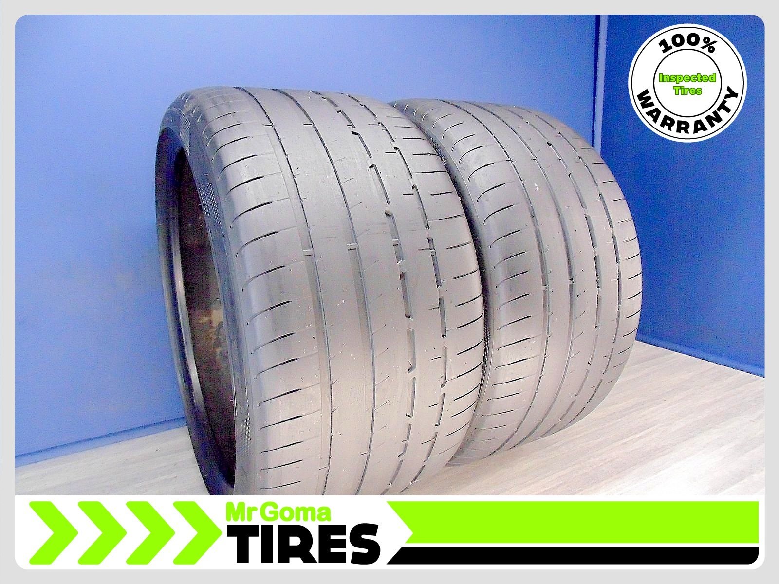 2 GOODYEAR EAGLE F1 SUPER SPORT NAO XL 315/30ZR21 USED TIRES 6/32 TREAD 3153021