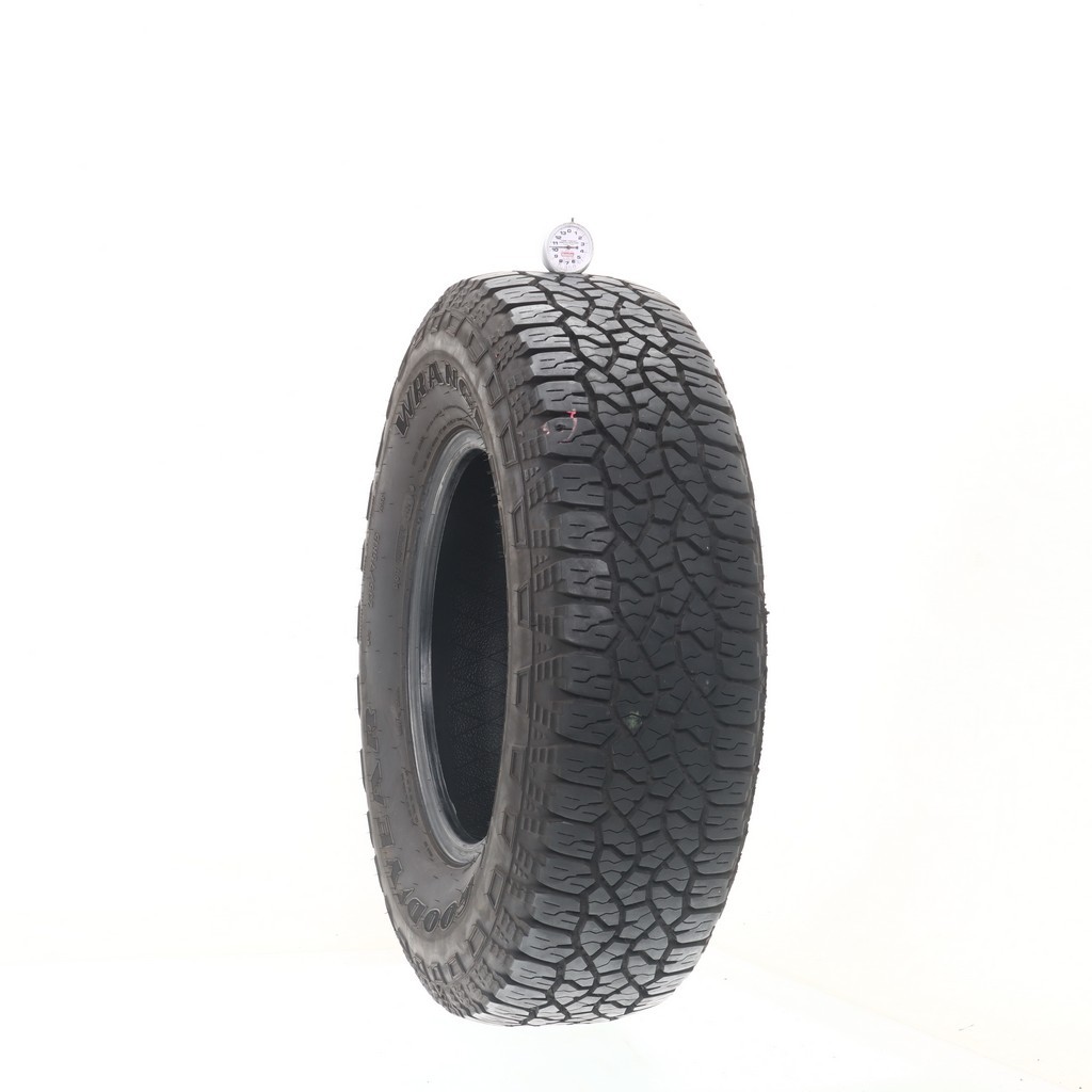 Set of (4) Used 235/75R15 Goodyear Wrangler Trailrunner AT 105S – 9.5-10.5/32