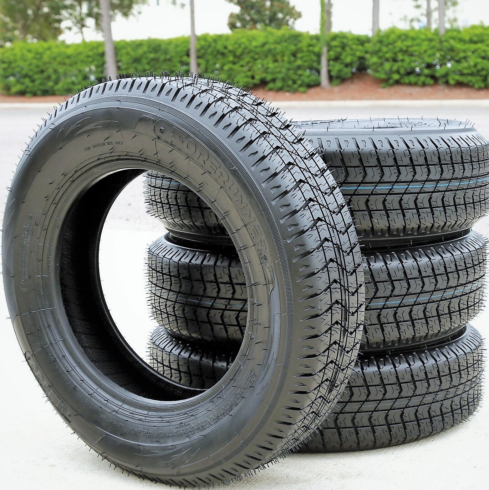 4 Tires Forerunner QH500 ST 225/75D15 Load D 8 Ply Trailer
