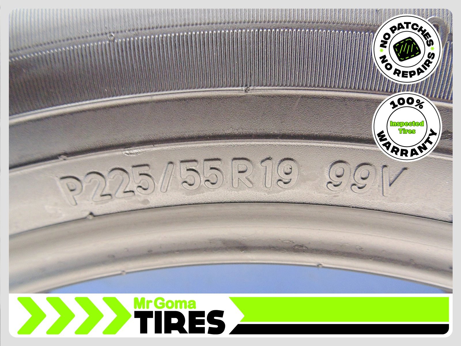 1 TOYO A36 P225/55R19 USED TIRE 9.0/32 TREAD NO PATCH 225/55/19 99V 2255519