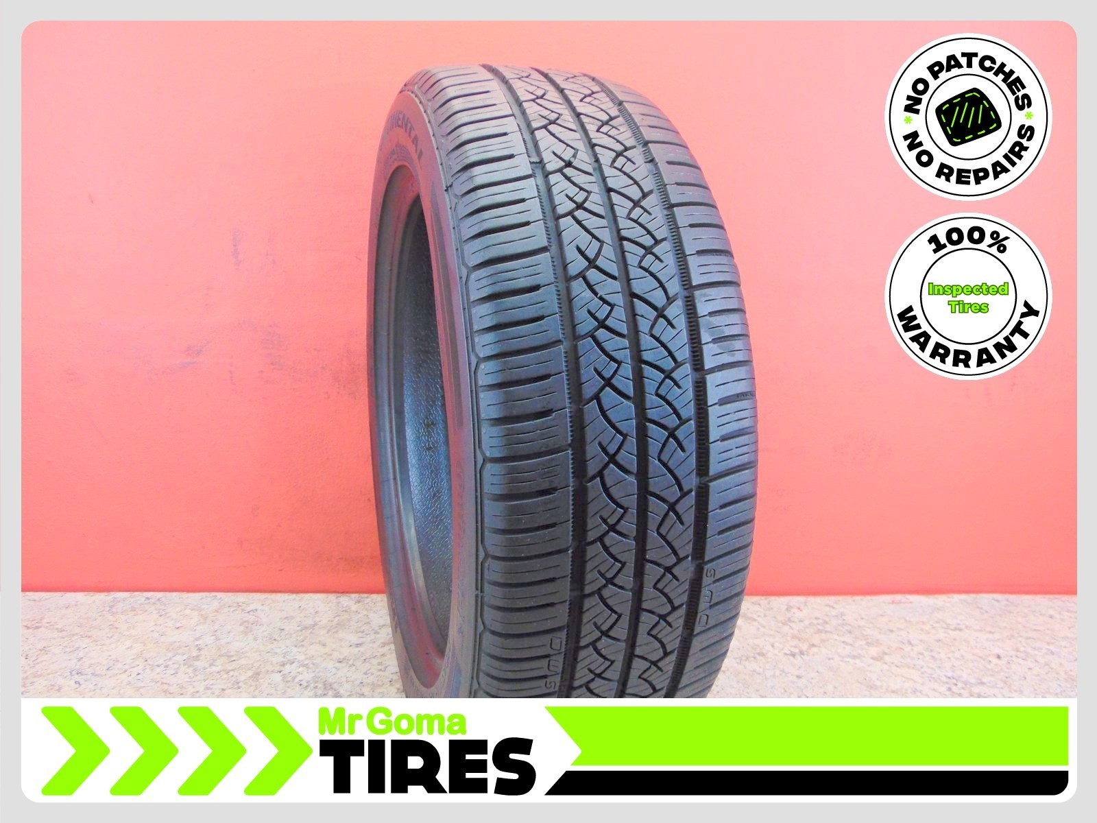 1 CONTINENTAL TRUECONTACT TOUR ECOPLUS 215/55R18 USED TIRE 8.7/32 AVG 2155518