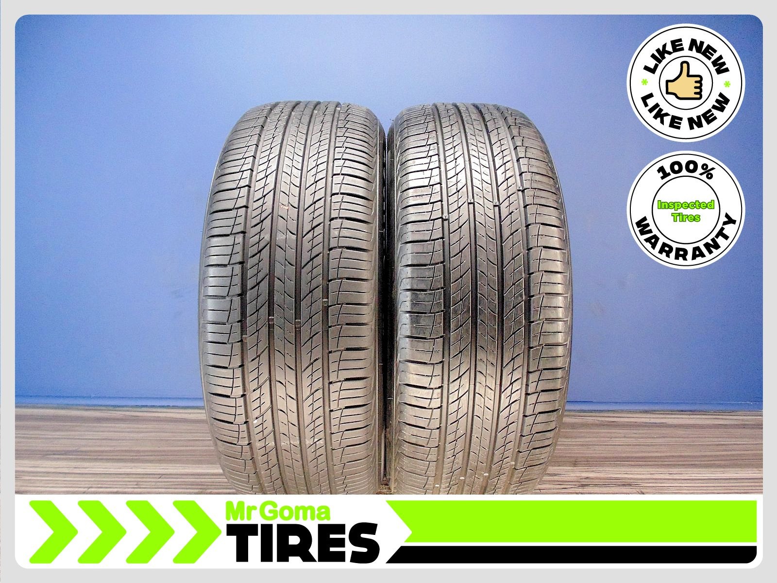 2 HANKOOK DYNAPRO HP2 KONTROL 235/55R19 USED TIRES 8.8/32 TREAD 101V 2355519
