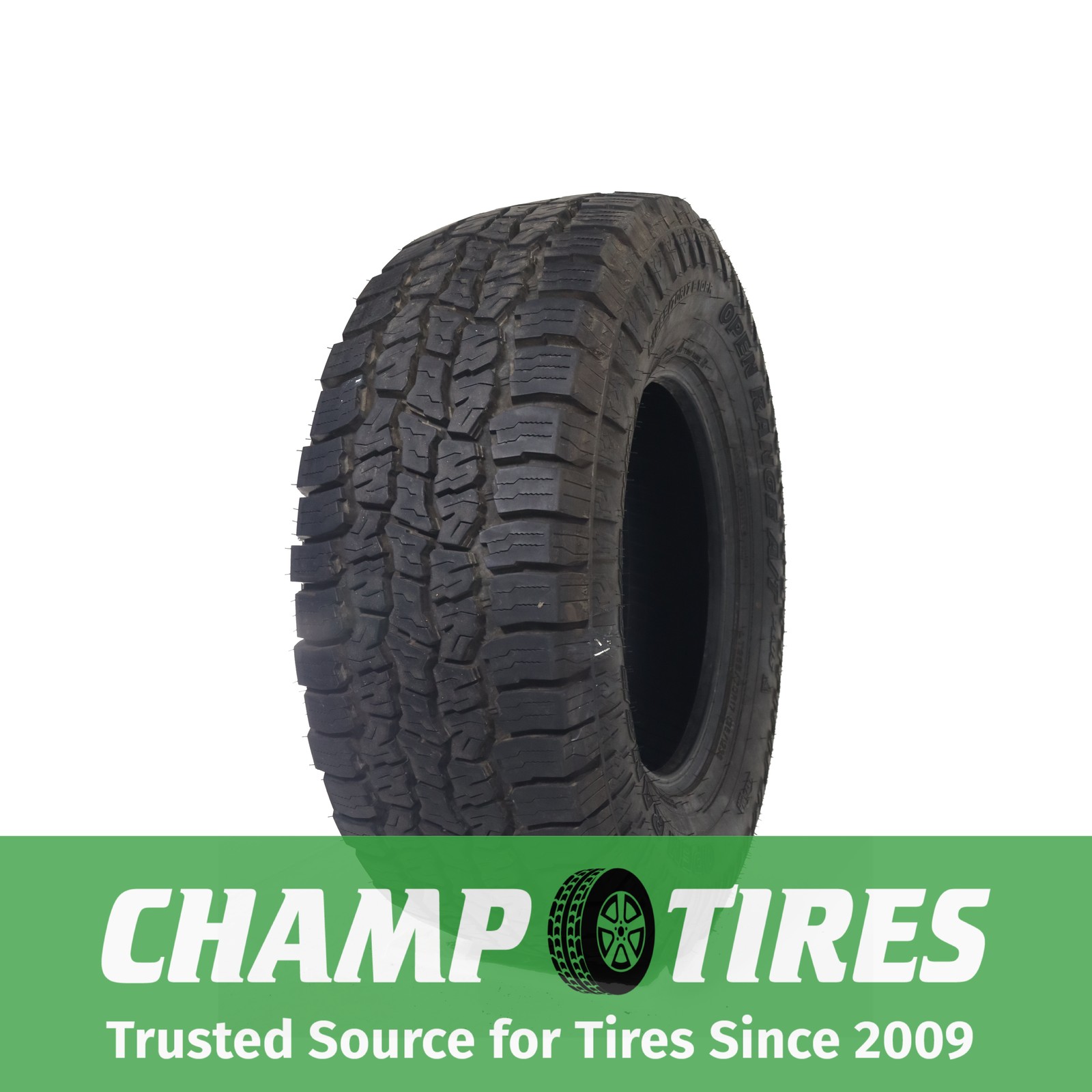P285/70R17 Mazama Open Range A/T Plus 126 S Used 16/32nds