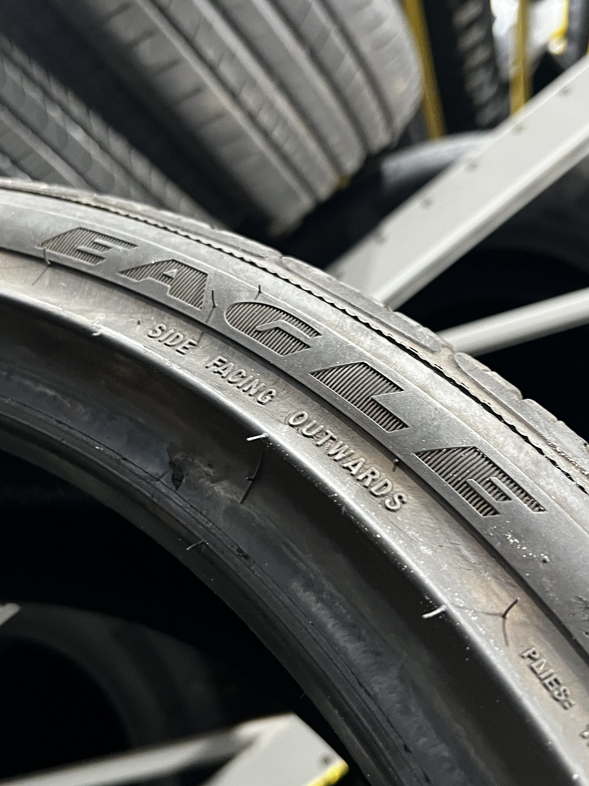 1 Goodyear Eagle F1 Asymmetric Run Flat TPC 245/40R20 95V DOT.0525 9/32 NO Patch
