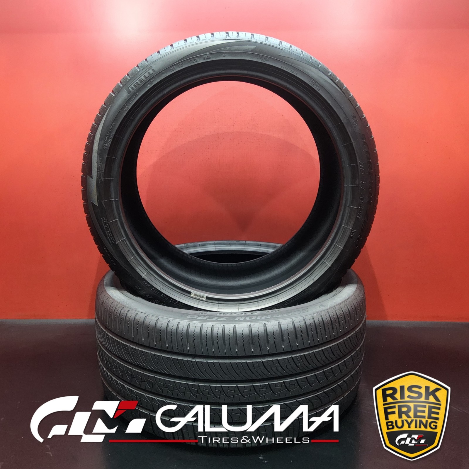 Set of 2 Tires LikeNEW Pirelli Scorpion Zero All season NC0 XL 315/35R22 #91198