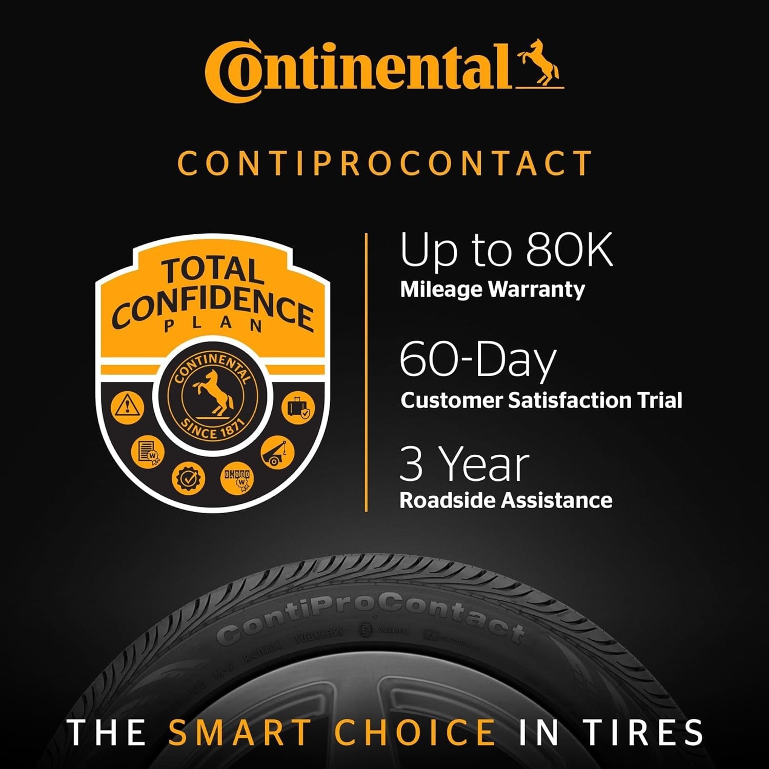 ContiProContact All-Season Tire – 155/60R15 74T