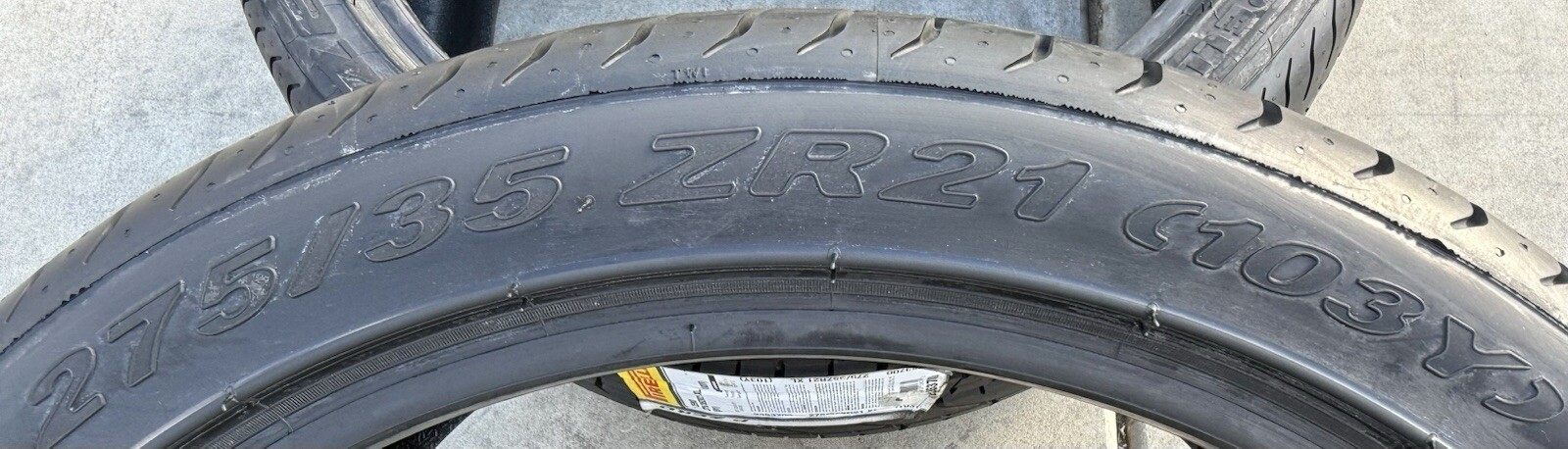 FOUR BRAND NEW 275/35ZR21 Pirelli P Zero Tires For Bentley & Audi RS6 / RS7 / S8
