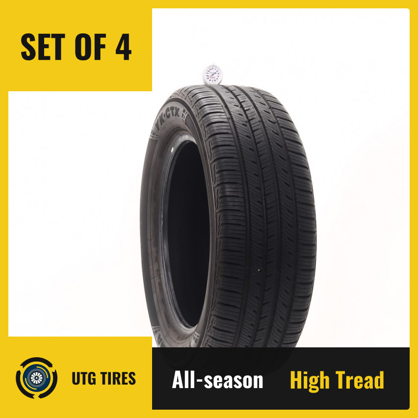 Set of (4) Used 235/60R18 Yokohama YK-CTX 107V – 9-10.5/32
