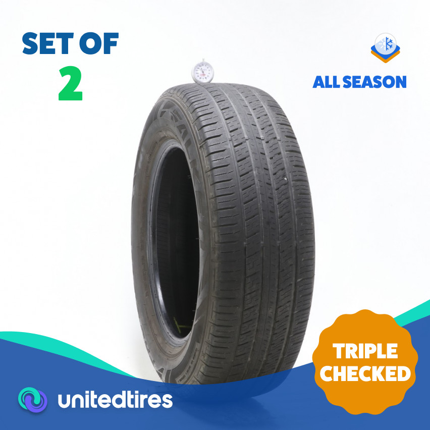 Set of (2) Used 235/65R17 Falken Pro G5 CSV 104V – 6/32