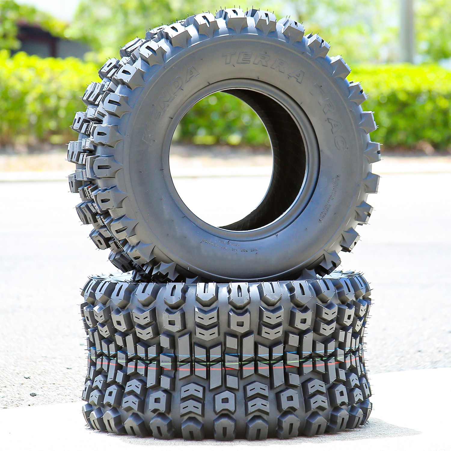 2 Tires Kenda K502 Terra Trac 25×10.00-12 25×10-12 25x10x12 4 Ply AT A/T ATV UTV
