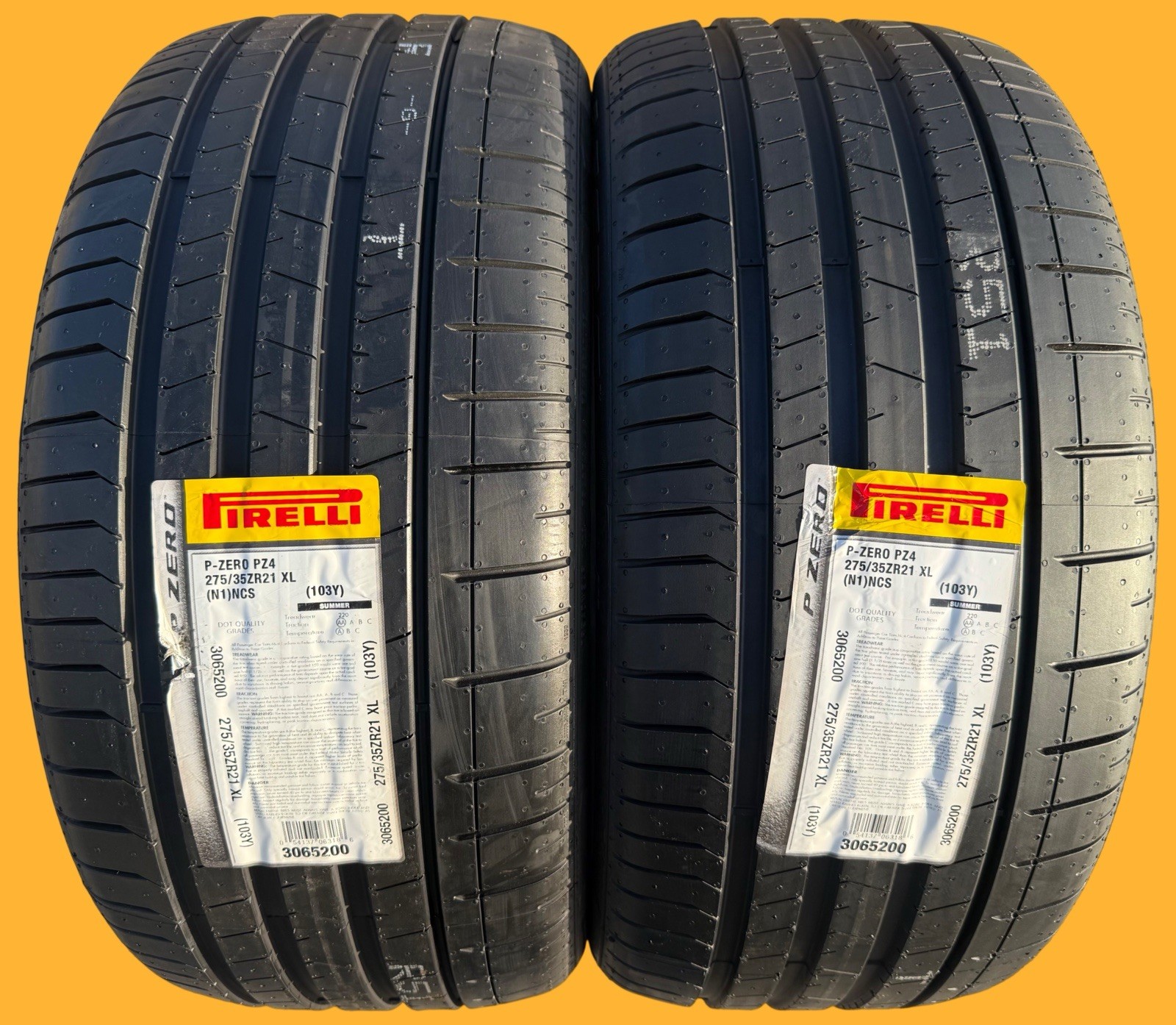 TWO BRAND NEW 275/35ZR21 (103Y) Pirelli P Zero PZ4 Sport N1 Porsche PNCS Tires