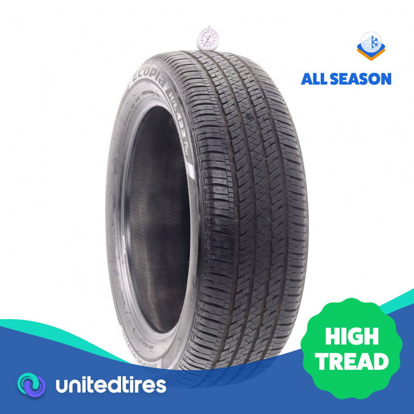 Used 225/55R19 Bridgestone Ecopia H/L 422 Plus 99H – 8/32 – Tire