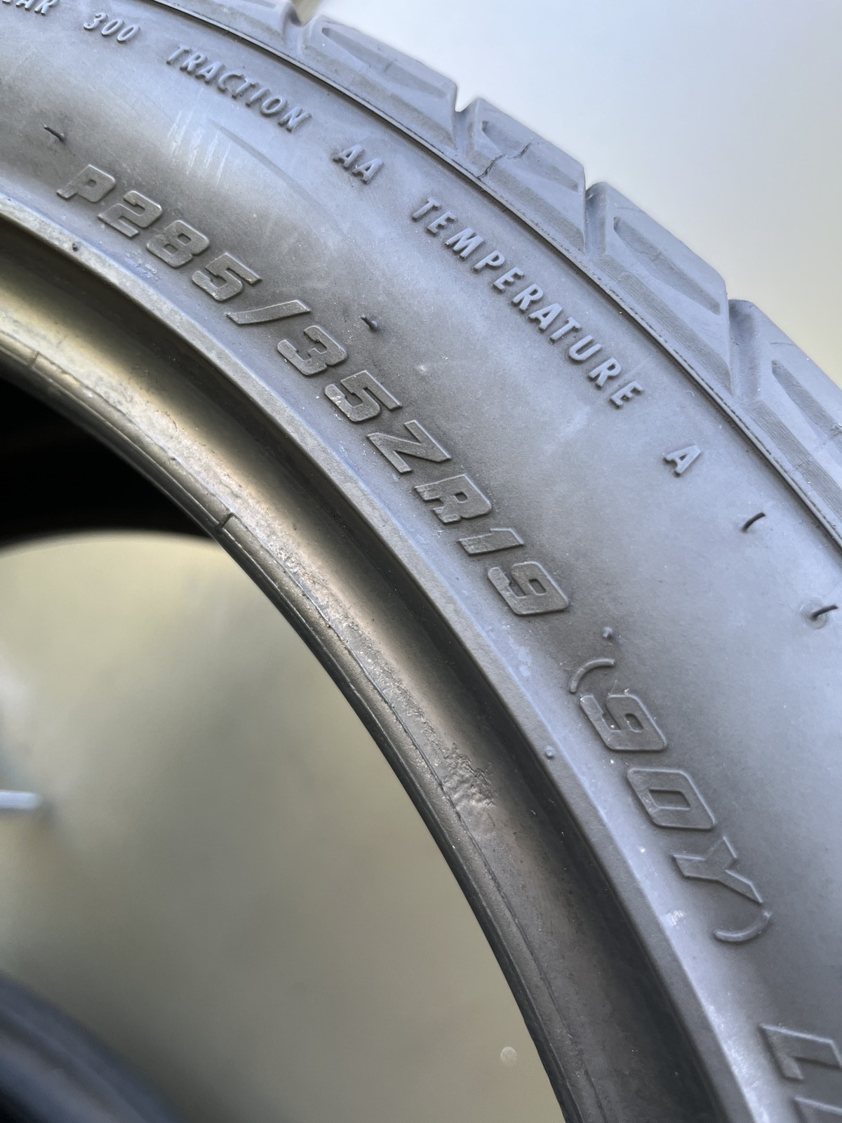 1 Tire Goodyear Eagle F1 GS-2 EMT TPC 285/35ZR19 90Y DOT.1415 7/32 NO Patch