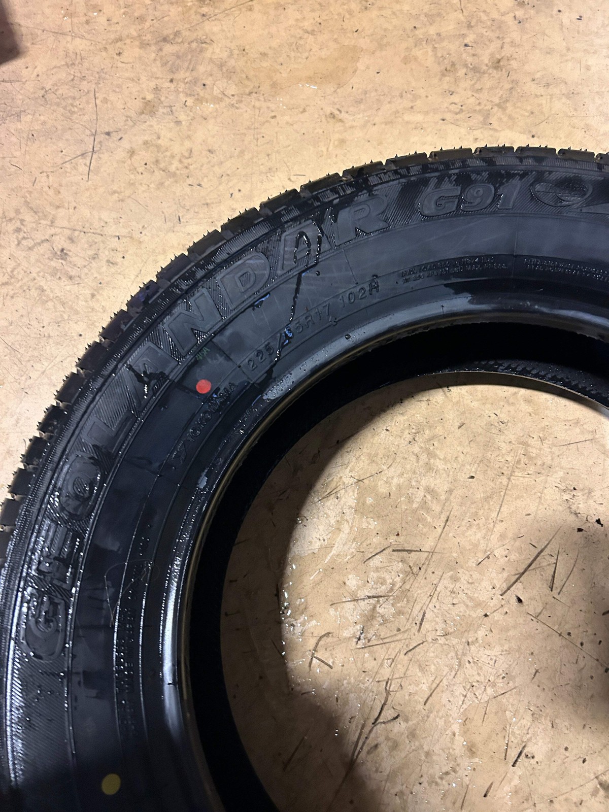 YOKOHAMA GEOLANDAR G91AV BSW P 225 65 17 102H ALL SEASON TIRE 110193235