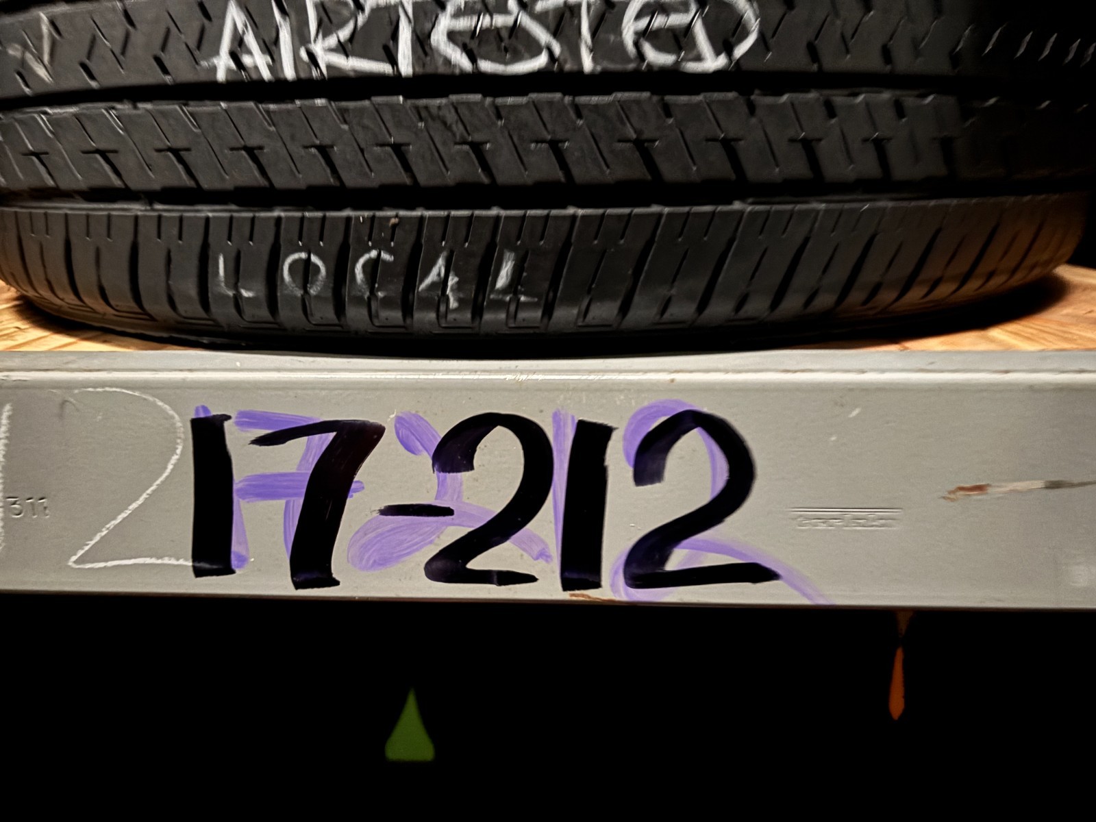 2 Tires 205 45 17 Hankook Optimo H426 HRS Run Flat (70-85% Tread Left)