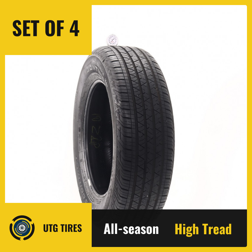 Set of (4) Used 235/65R18 Continental CrossContact LX Sport 106H – 8.5-9/32