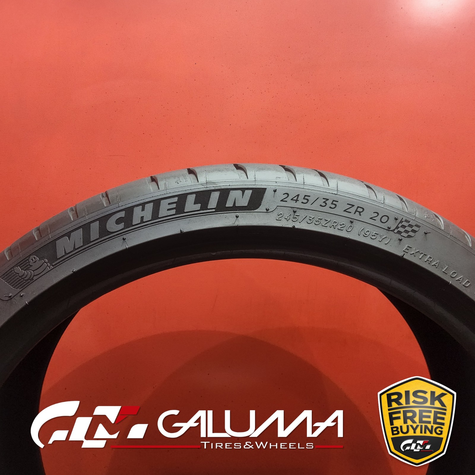 1 Tire Michelin Pilot Sport 4S N0 245/35ZR20 245/35/20 2453520 No Repairs #95696