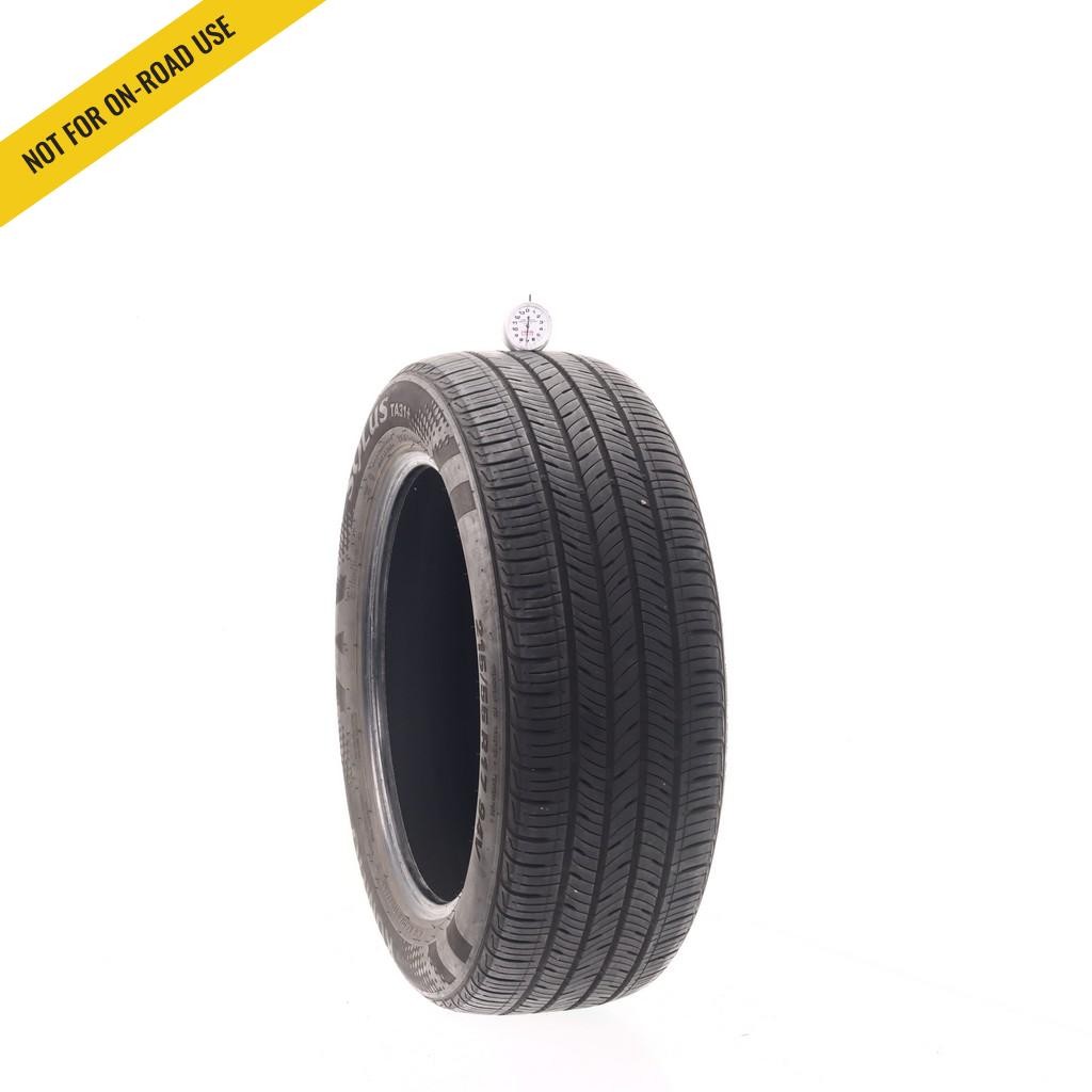 Set of (4) Used 215/55R17 Kumho Solus TA31 Plus 94V – 7-8/32